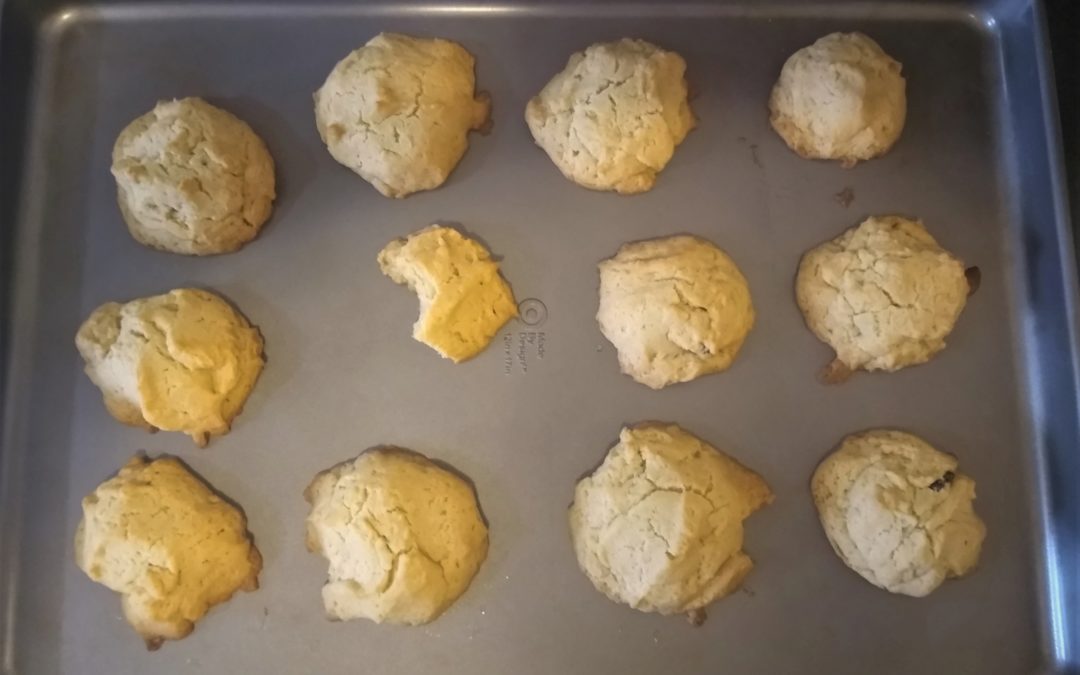 Honey Yogurt Cookies and Green Lentil No-Bake Fancy Mac Pasta